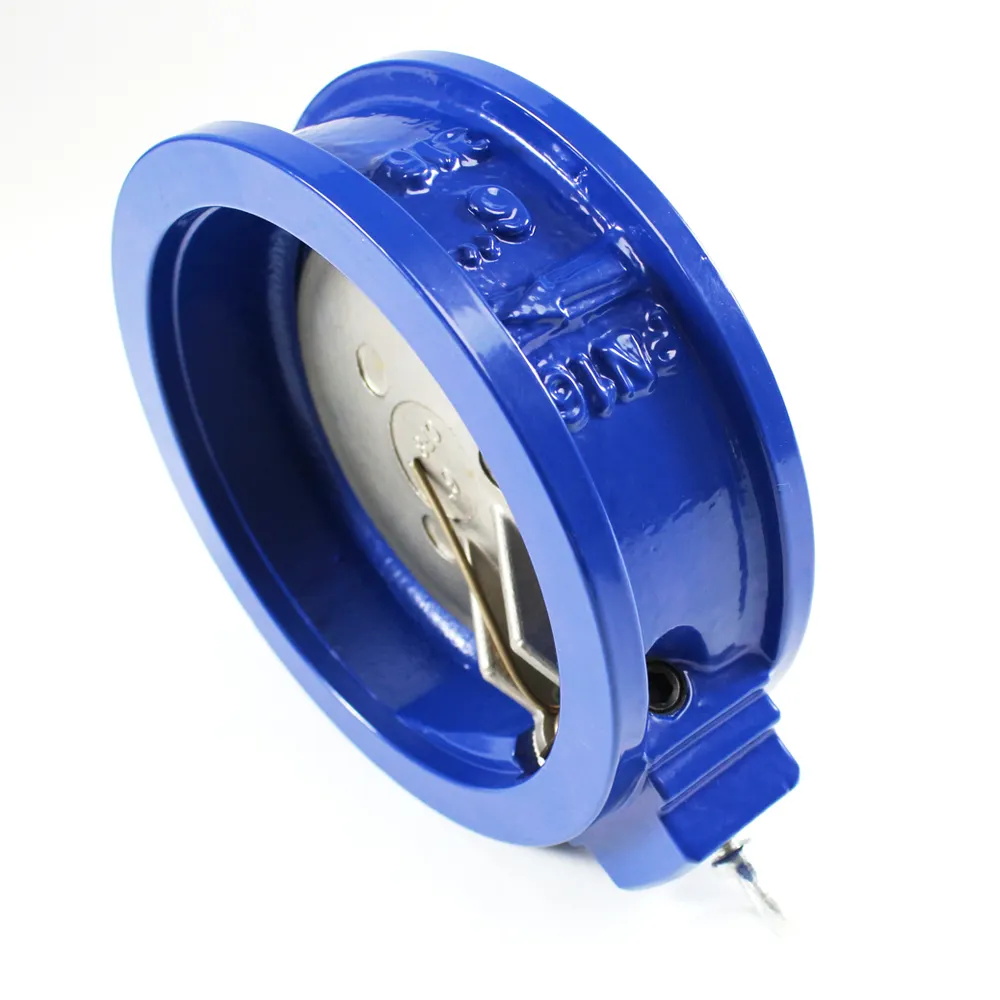 Wafer type single disc swing check valve